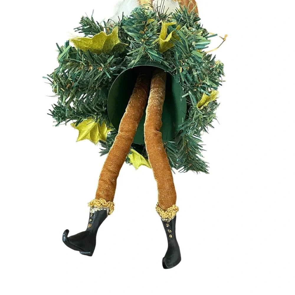 Dept 56 Santa Tree Topper Elf Saxophone Woodland Christmas 14